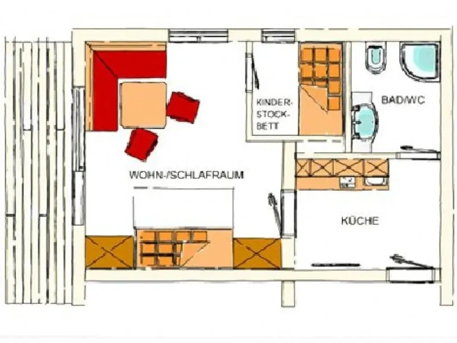 2 Bedrooms Standard Apartment