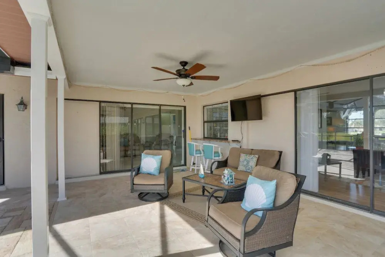 Canal-front Retreat w/ Dock in Cape Coral!