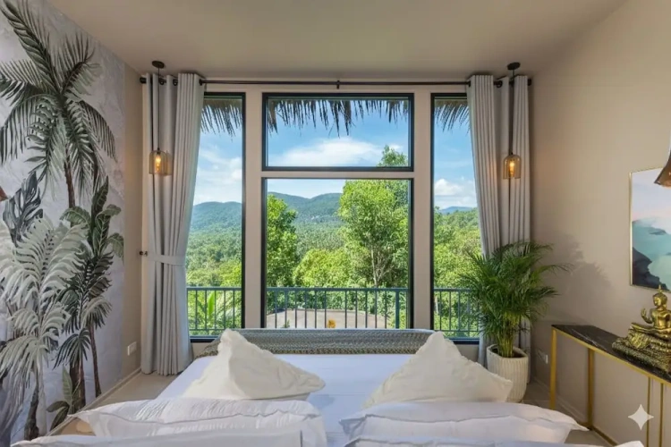2 Bedrooms Deluxe Villa with balcony and with bay view
