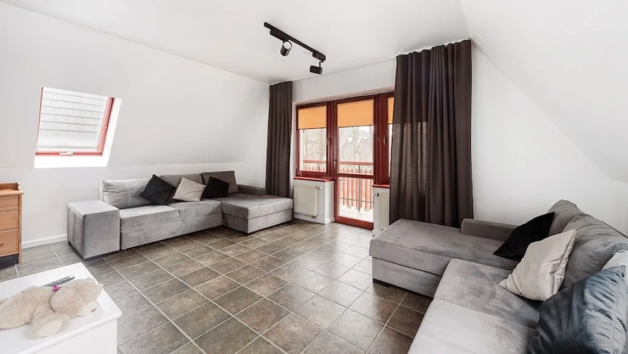 Studio with balcony