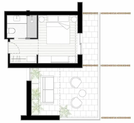Superior Double room with courtyard view
