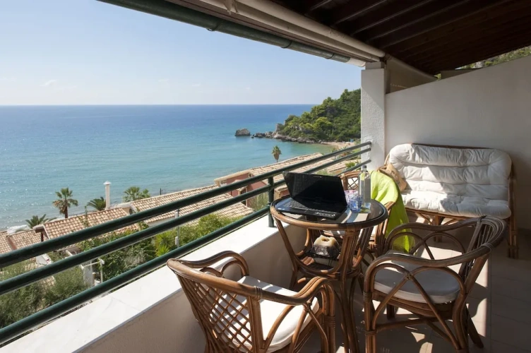 Double Apartment with balcony and with sea view