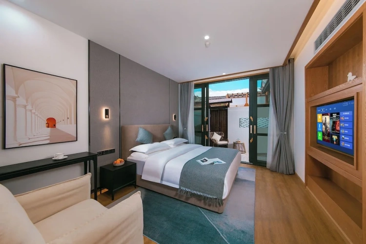 Economy Double room with balcony and with garden view