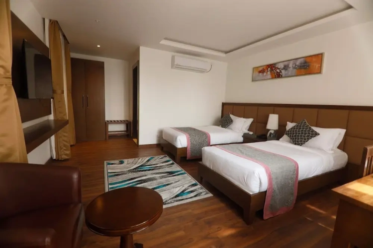 Deluxe Twin room with city view
