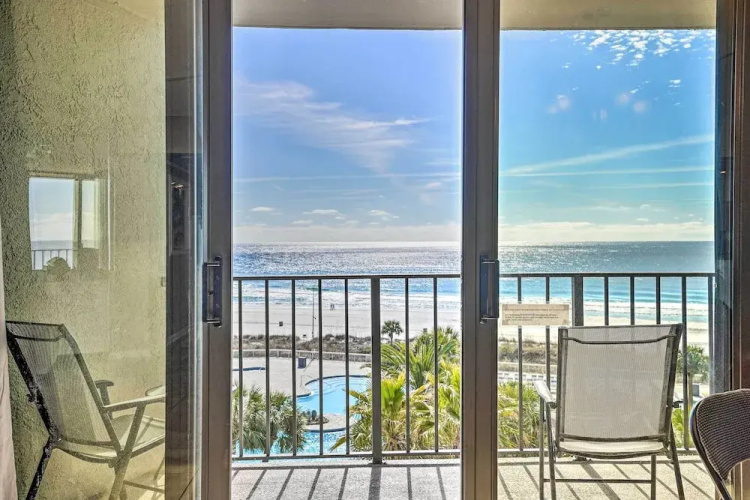 Chic PCB Condo w/ Pool Access + Beachfront Balcony