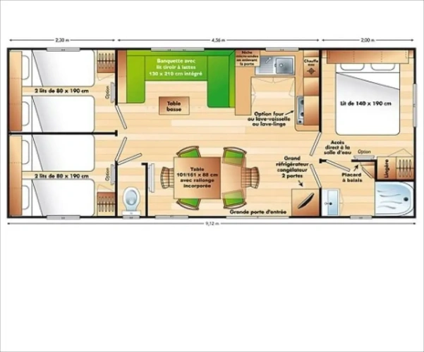 3 Bedrooms Standard room