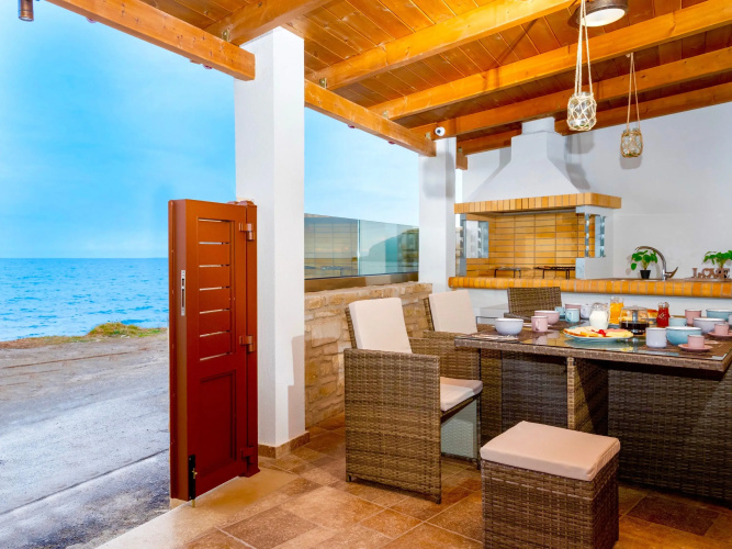 Thalassa Beachfront Villa With Private Pool