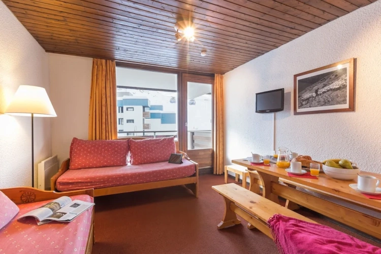Studio with balcony