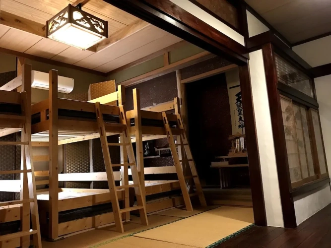 Bed in Dorm (female dorm) with sea view