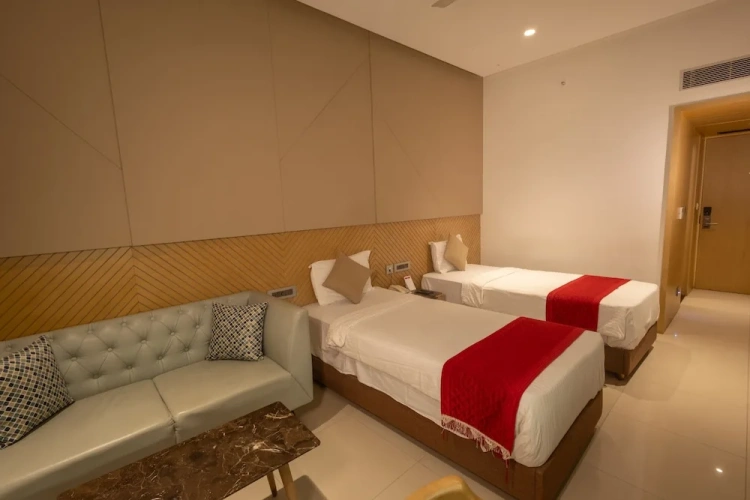 Deluxe Double room with city view
