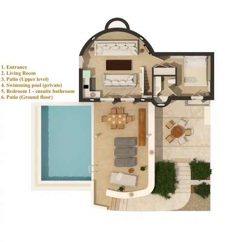 3 Bedrooms Villa