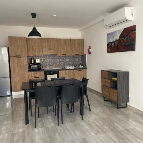 F7-3 Bedroom two single beds shared bathroom in shared Flat