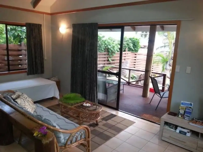 Premium Bungalow with balcony and beachfront