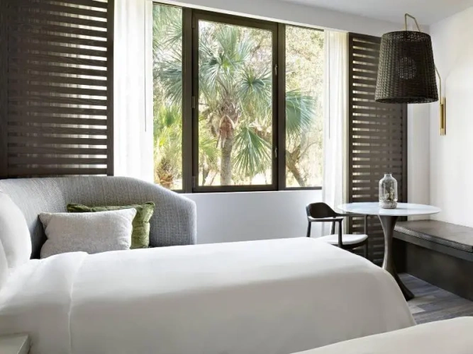 Standard Twin room with balcony and with view