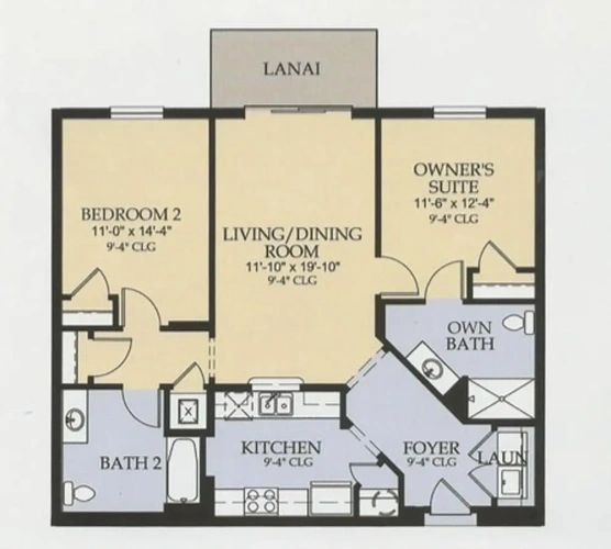 2 Bedrooms Standard room with balcony