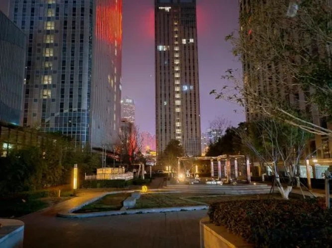Outside