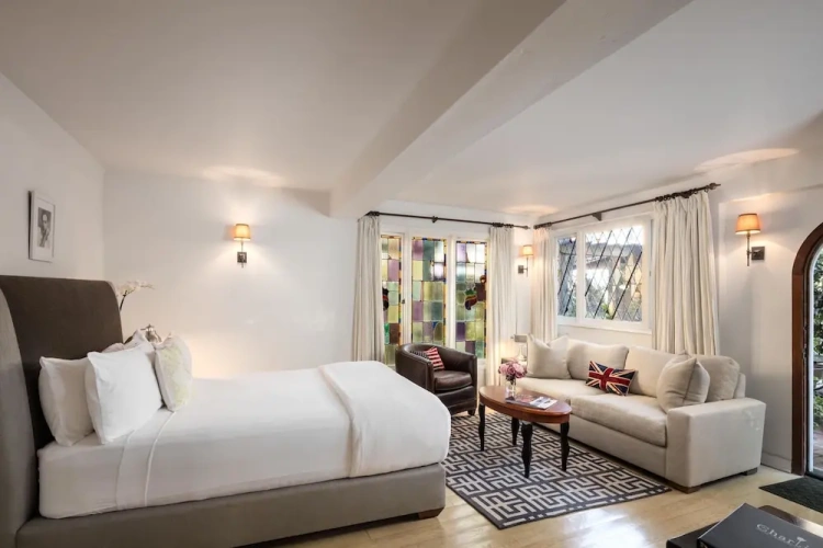 Double Studio with balcony and with view