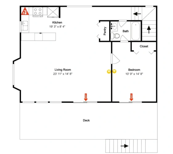 4 Bedrooms Studio