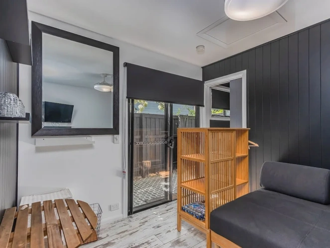 Studio with balcony