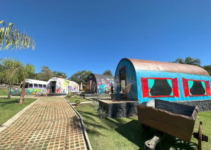 Cabana temática hipster