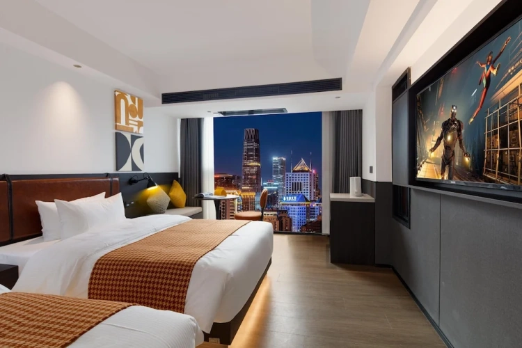 Economy Twin room with city view