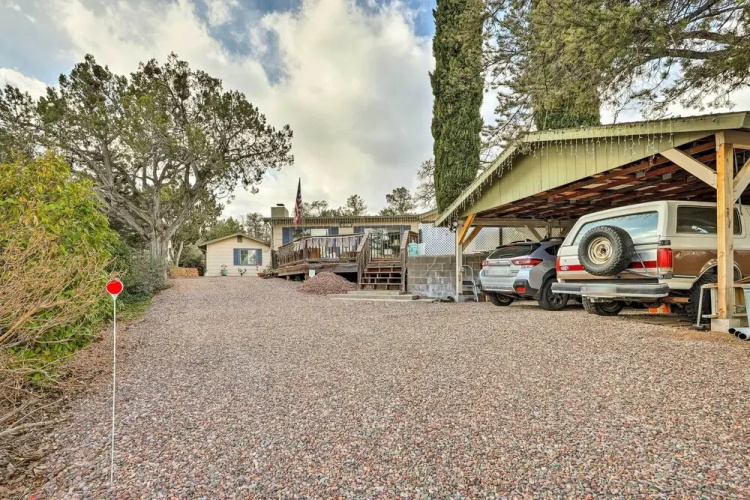 Gazebo & Fire Pit: Pet-friendly Payson Home!
