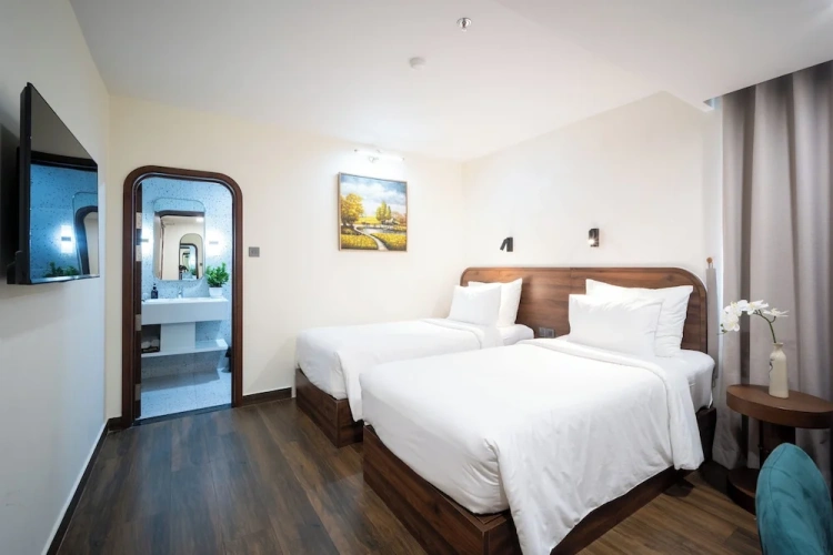 Twin Ground Floor (no Window) room