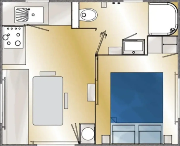 1 Bedroom Comfort room