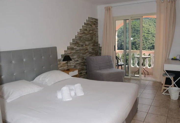 1 Bedroom Premium Double room with balcony and with view
