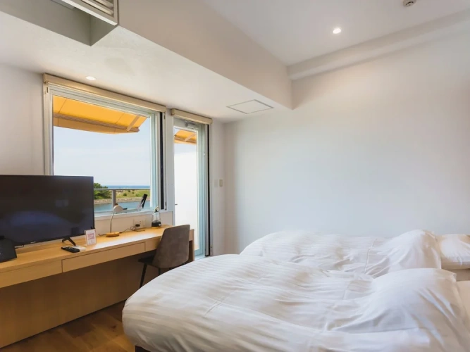 Standard Twin room with balcony and with ocean view