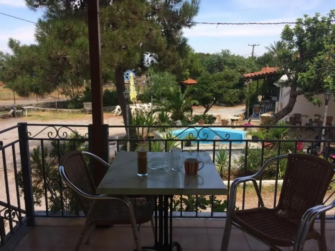 Studio with balcony and with view