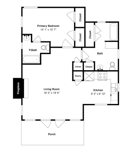 1 Bedroom Cottage