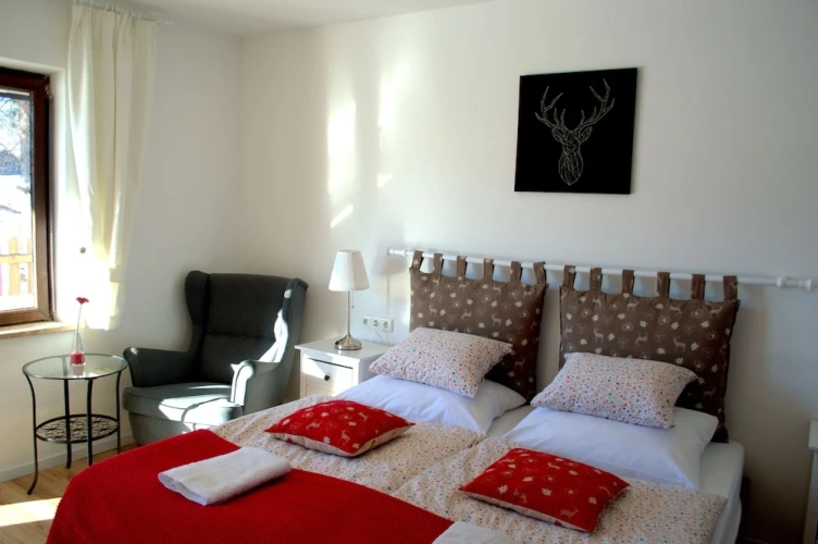Comfort Double room with balcony and with mountain view