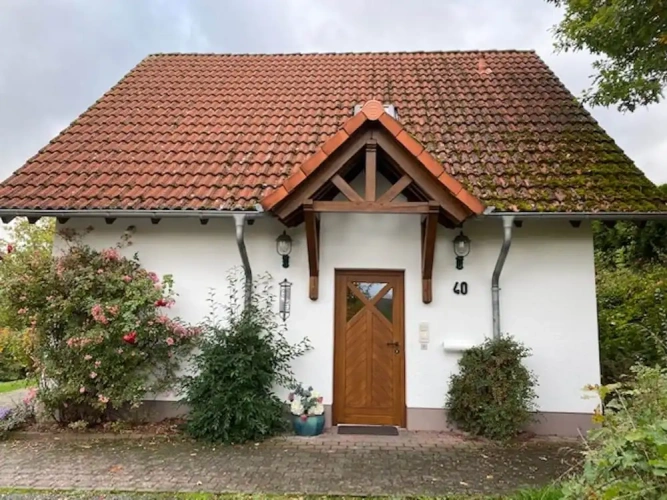Cottage with balcony