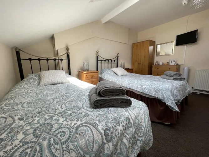 Standard Twin room with garden view