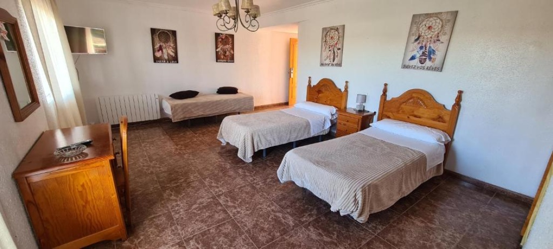 Standard Quadruple room with balcony and with view