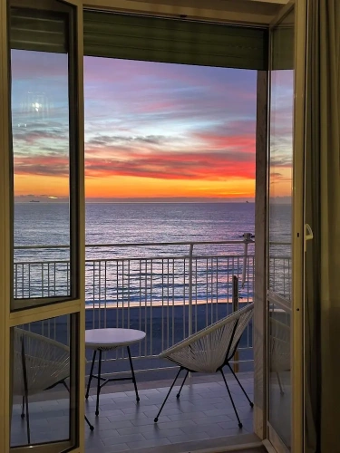Deluxe Double room with balcony and with sea view