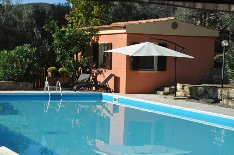Apartment with pool view