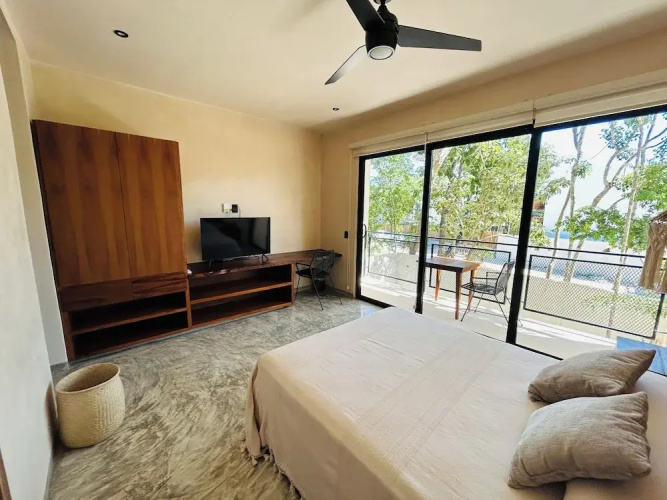 Pool with Private Balcony  Studio S13