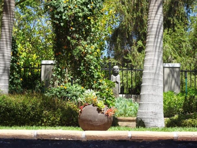 Outside