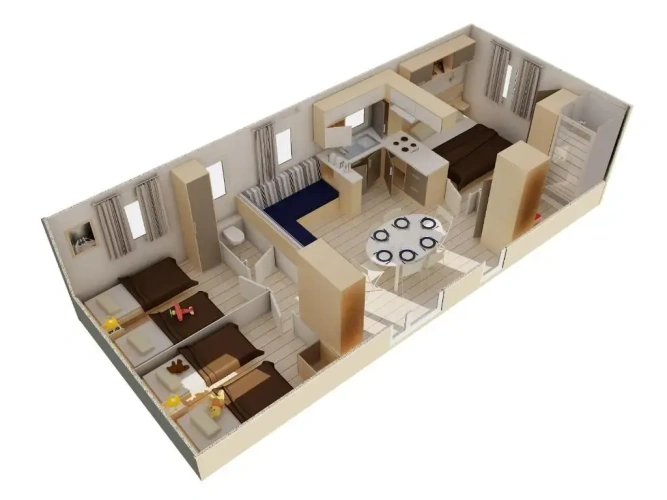 3 Bedrooms Standard room