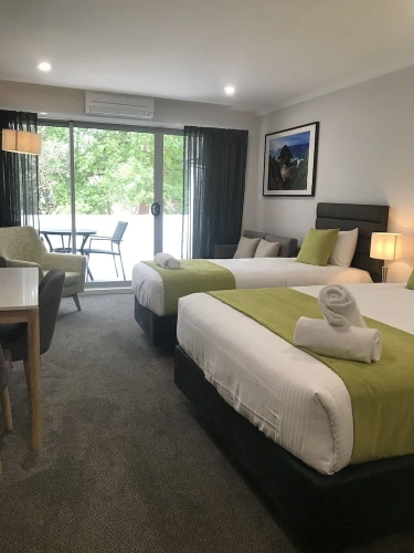 Superior Twin room with balcony and with river view