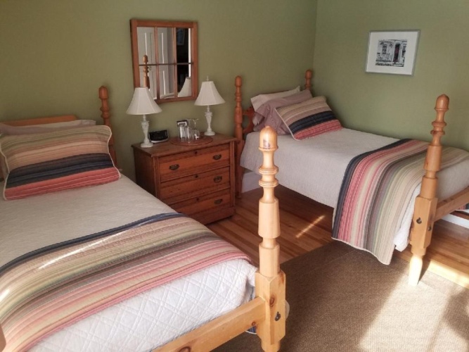 Standard Twin room with garden view