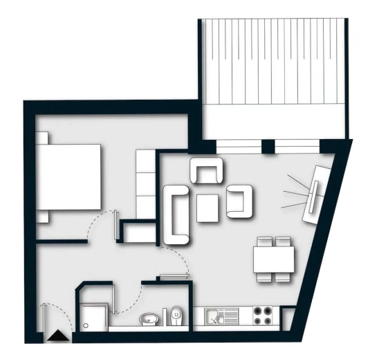 1 Bedroom Apartment