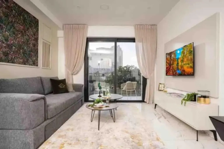 Wonderful Central Jerusalem 1 BDR/4 beds apt