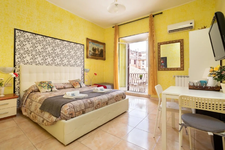 Economy Double room with balcony and with view