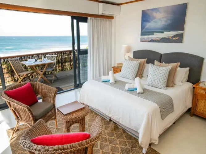Deluxe Double room with balcony and with sea view