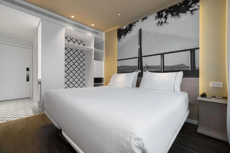 Twin room with river view