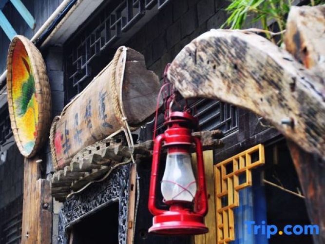 Outside