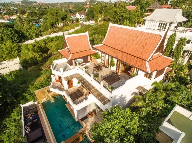 6 Bedrooms Deluxe Double Suite with pool view